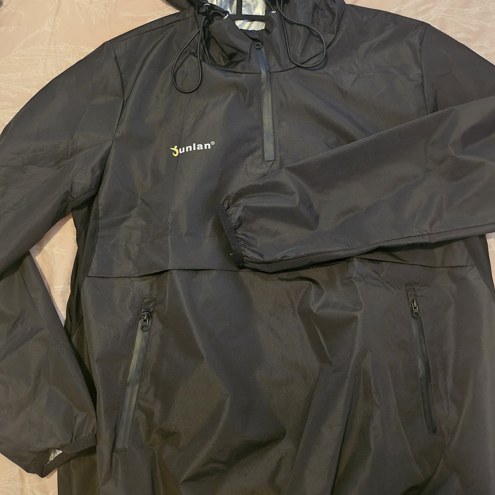 Black Women's Sauna Sweat Jacket